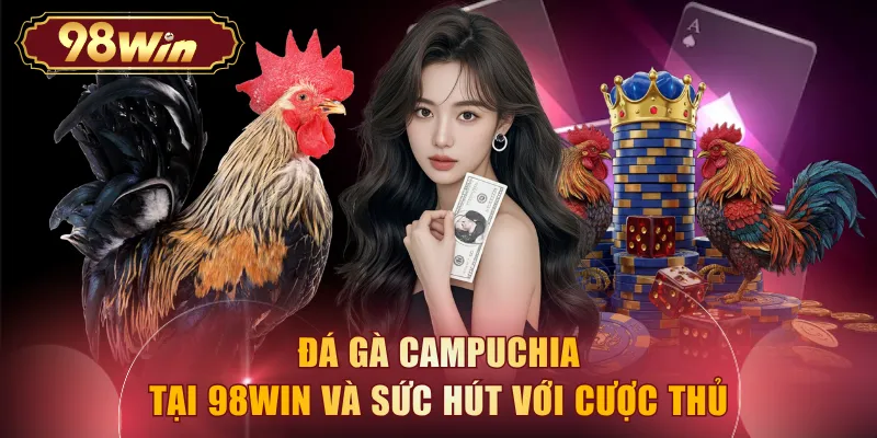 Đá gà Campuchia tại 98WIN và sức hút với cược thủ 