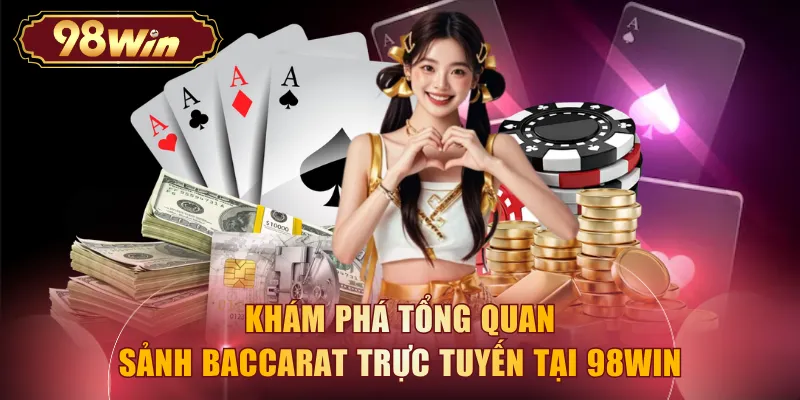 Khám phá tổng quan sảnh baccarat trực tuyến tại 98WIN